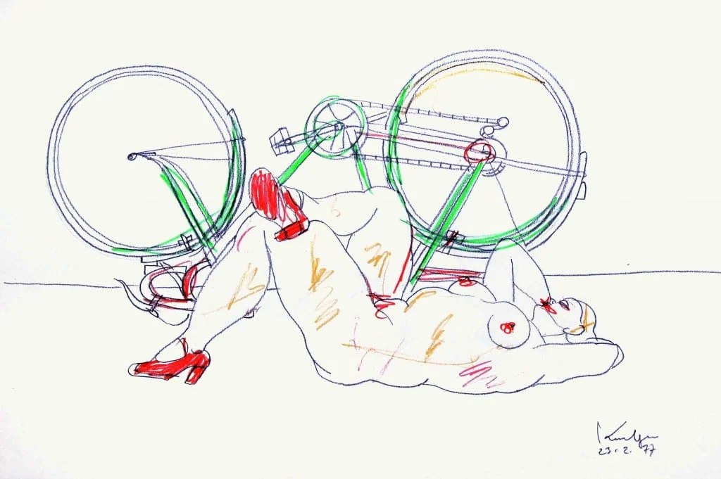 Der Spiegel der Zeiten: Alfred Kornberger Papierarbeiten aus 1950-1995 in Galerie Czaak vom 6.12.14 bis 31.01.15