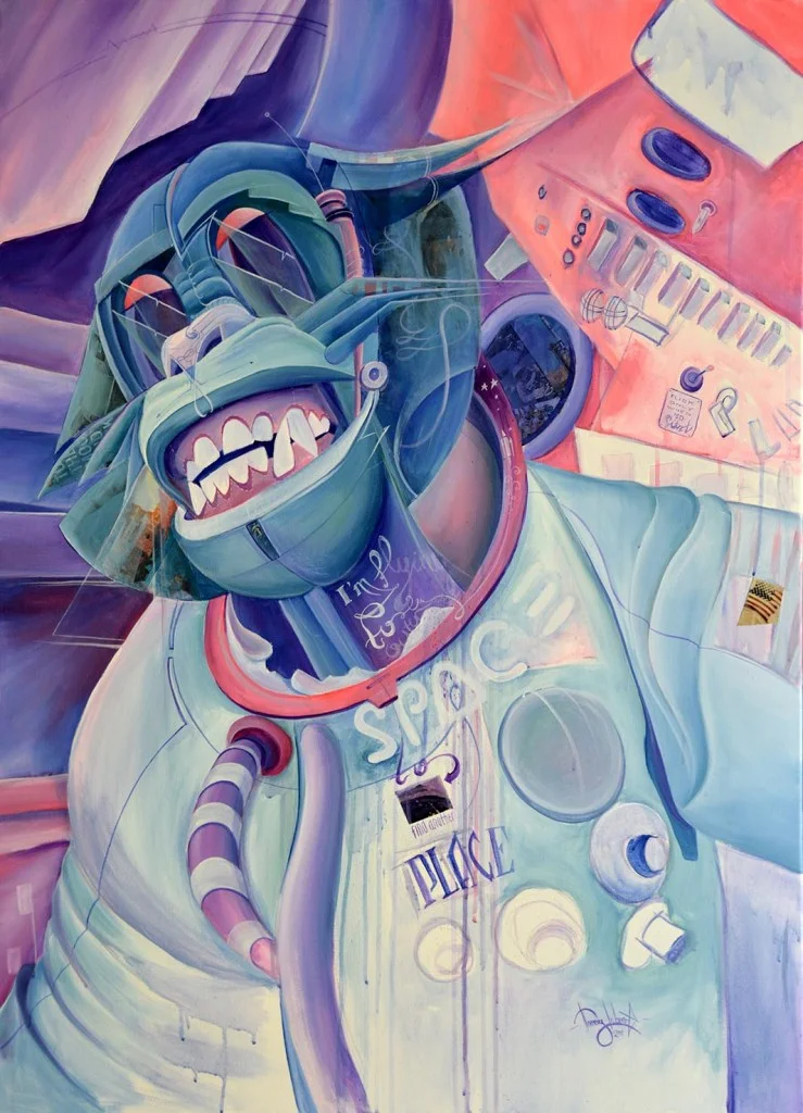 Human Animalism: Galerie Czaak zeigt erst Bilderschau des Street Art Künstlers Tom Lohner