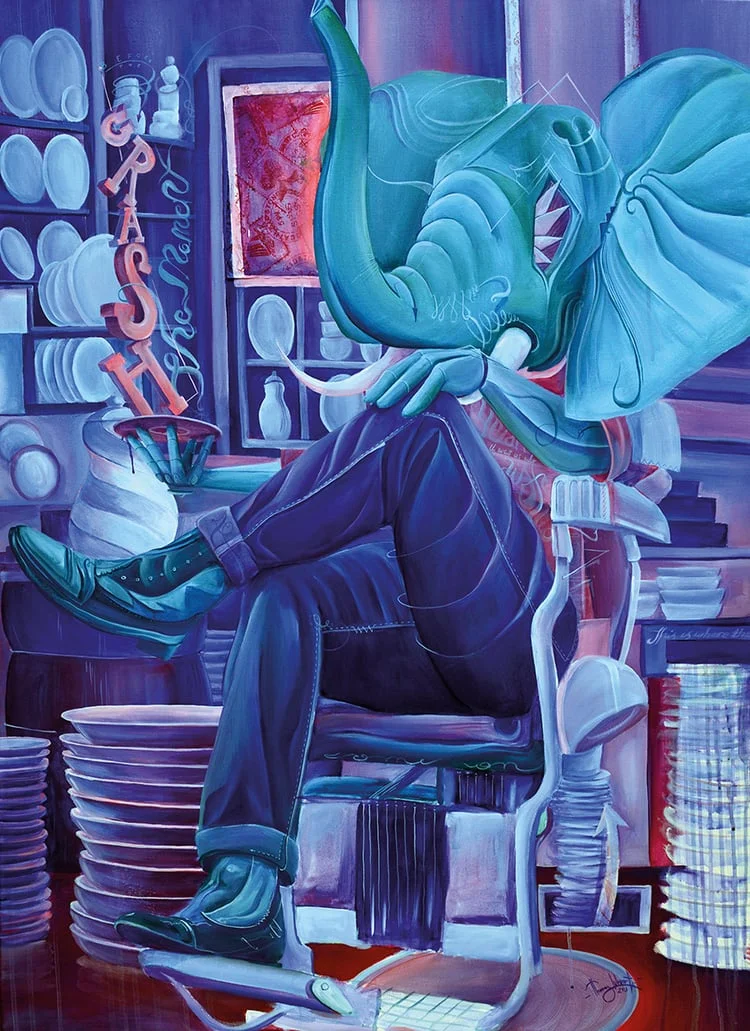 Menschen und Instinkte: Tom Lohner mit Human Animalism Ausstellung in Galerie Czaak vom 30.10. bis 15.11.15.