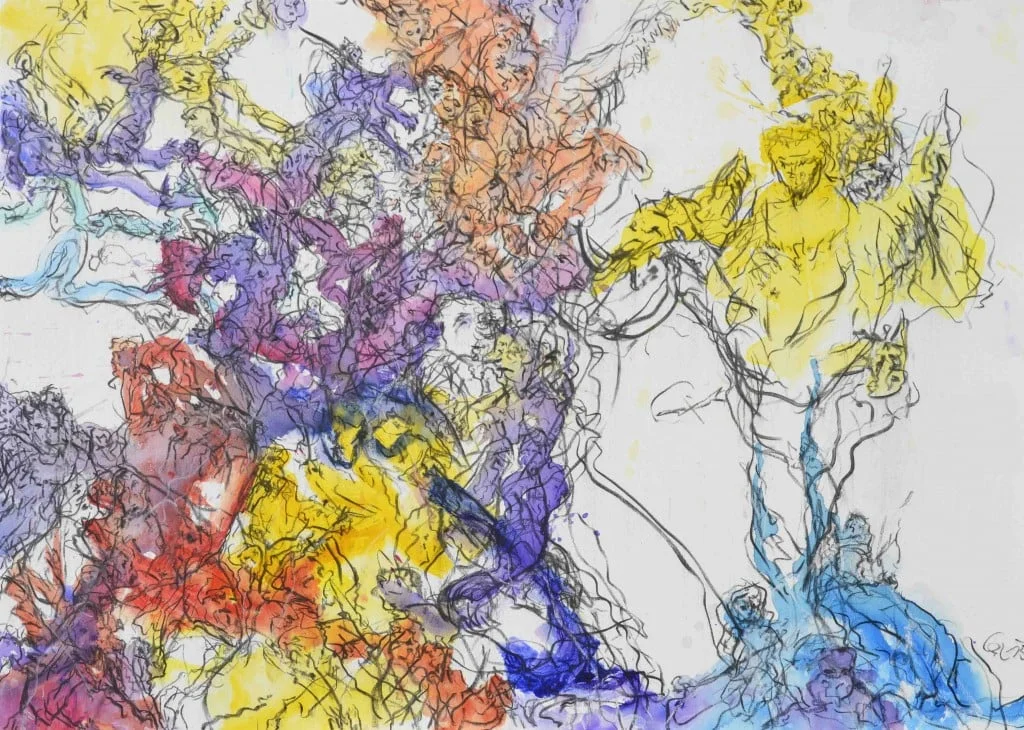 Galerie Czaak zeigt Personale von Gerhard Leixl mit Malarbeiten und Skulpturen aus neuem Zyklus Dolphins